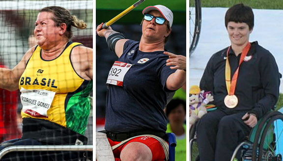3 medallas en atletismo