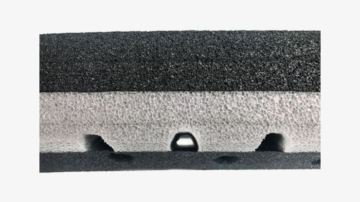 Canales de ventilación integrados
