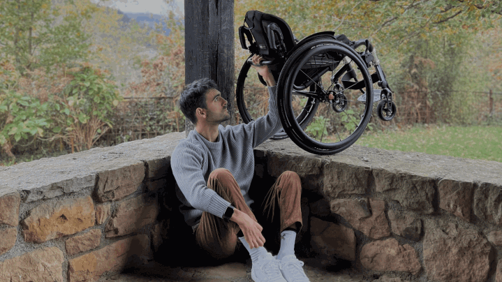 Ander Arteagabeitia, aceptar la nueva vida en silla de ruedas.