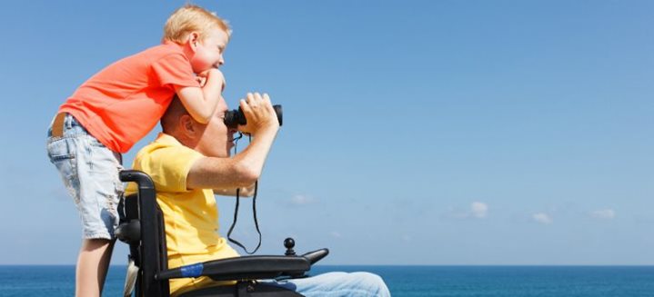 Consejos para padres en silla de ruedas