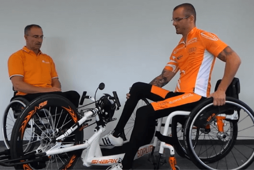 Shark RS - Transferencias de la silla a la handbike