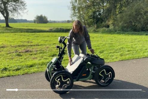 Sterling S800 Vídeo | Plegado y transporte