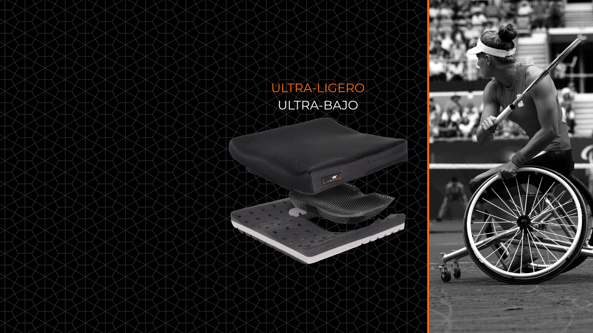 Nuevo cojín JAY LitePro para usuarios activos