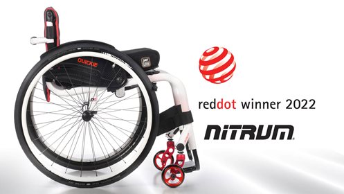 QUICKIE Nitrum gana el premio Red Dot por su alta calidad de diseño