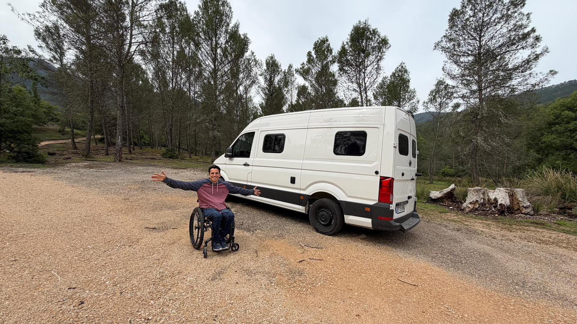 Viajar en autocaravana o vehículo adaptado siendo usuario de silla de ruedas