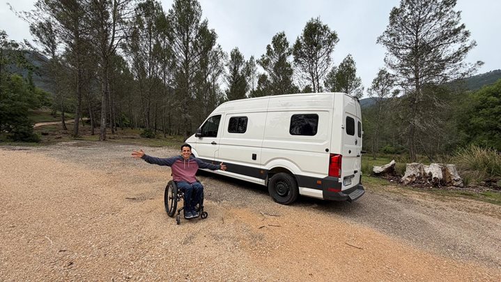 Viaje en autocaravan o vehículo adaptado